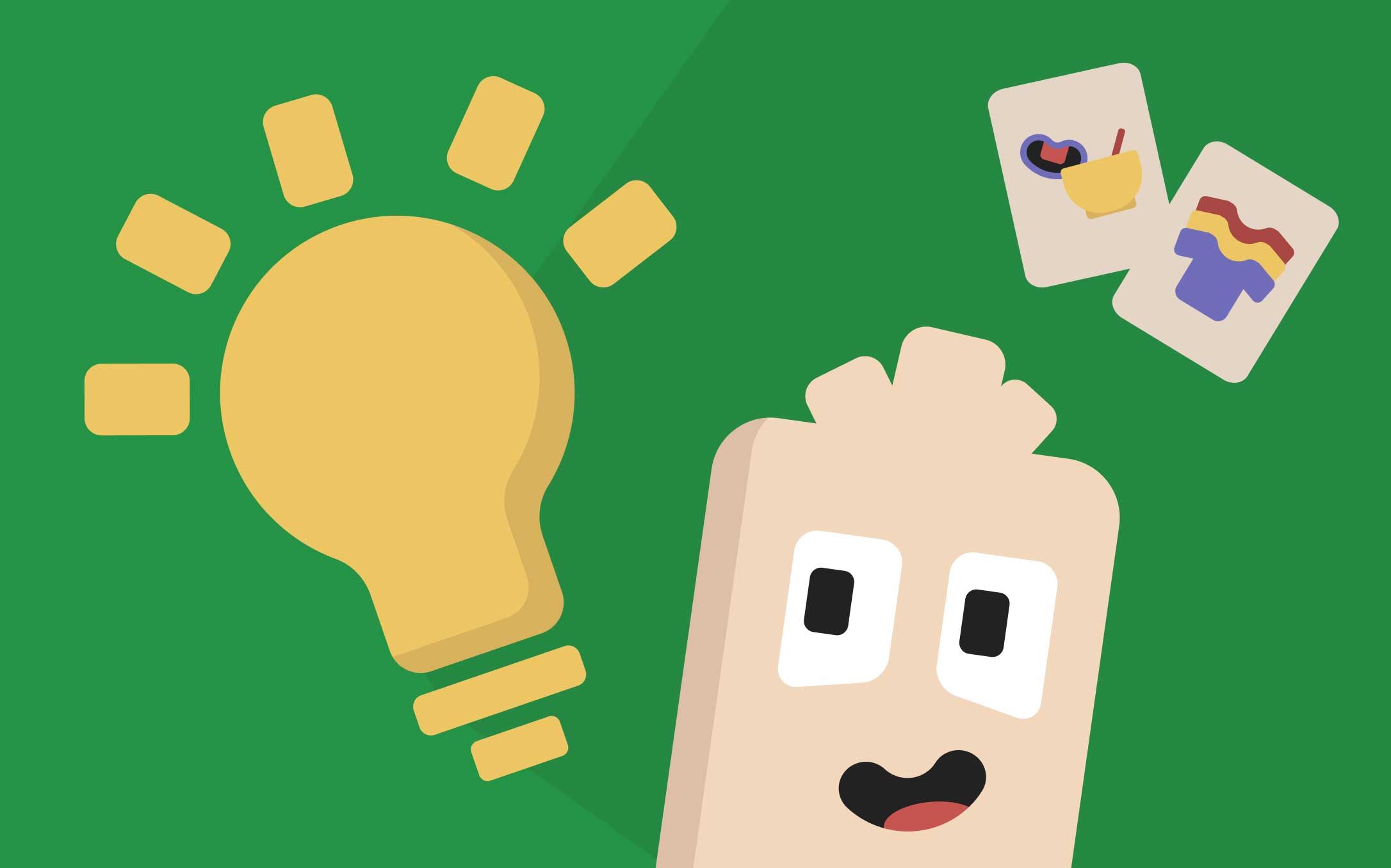 Чунга учит языки по карточкам