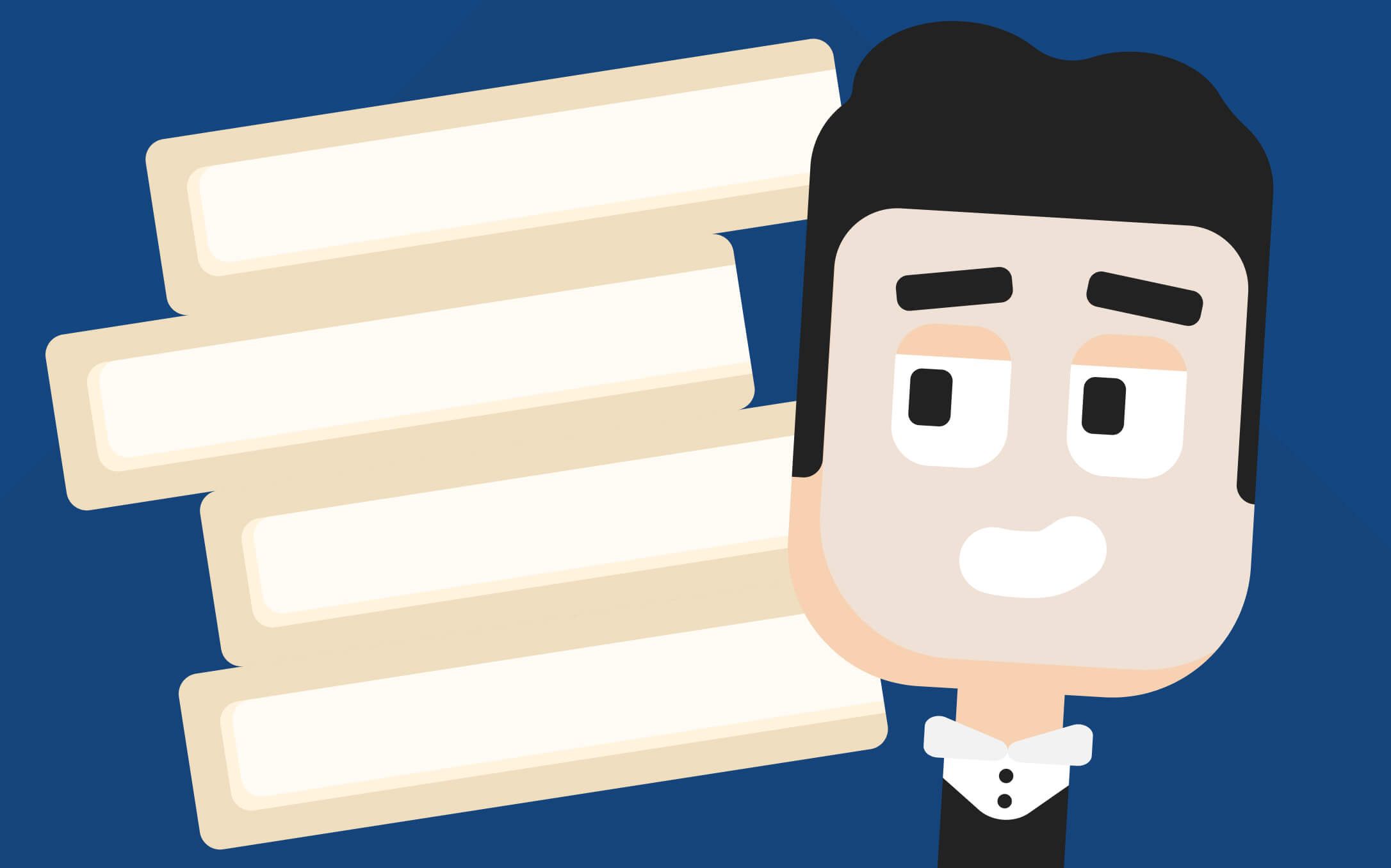 Тим из ЛингоЧунга смотрит на книги